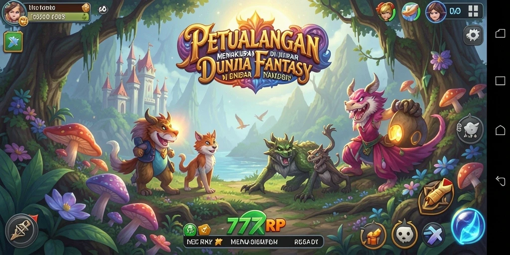 Tampilan gameplay <strong>77RP</strong> yang penuh aksi di dunia petualangan.