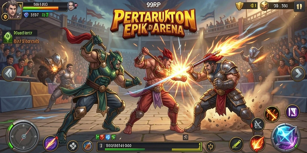 Gameplay seru dan menegangkan dalam 99RP.