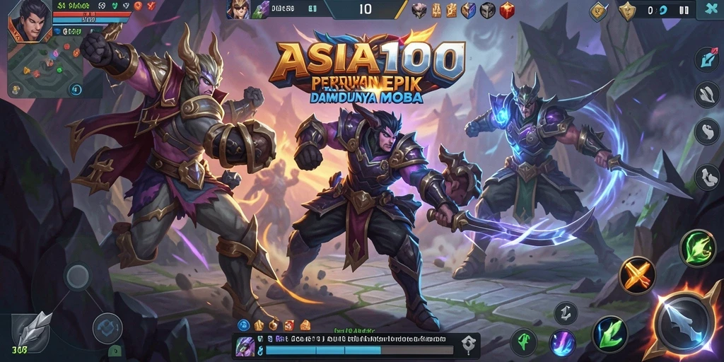 Tampilan gameplay ASIA100 yang mendebarkan dan penuh aksi.