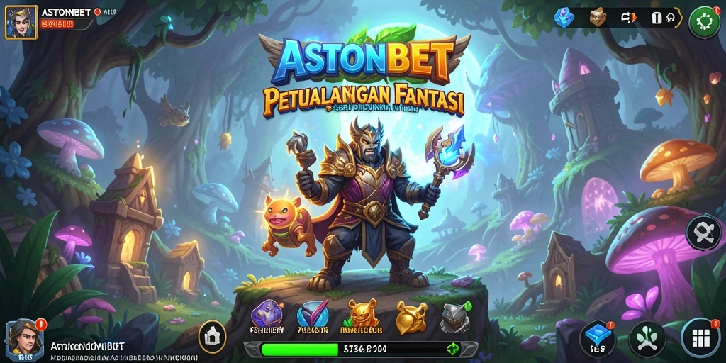 Screenshot permainan ASTONBET yang menunjukkan aksi petualangan seru.
