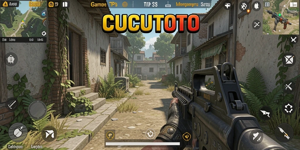 Screenshot menampilkan aksi gameplay menegangkan di CUCUTOTO.