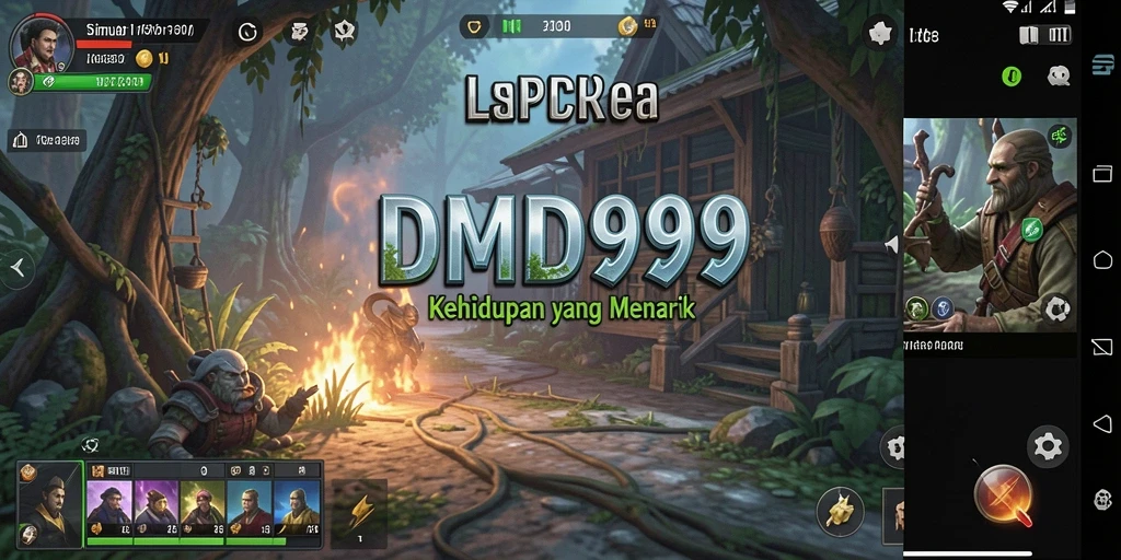 Tampilan gameplay <strong>DMD999</strong> yang mengesankan dalam simulasi kehidupan.