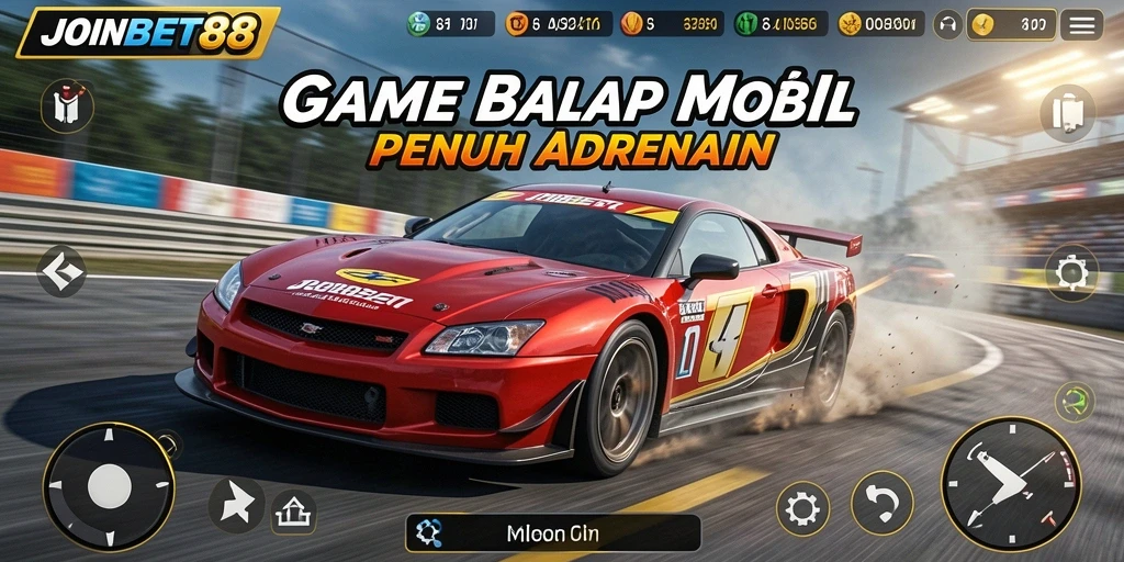 Tangkap momen seru dalam gameplay balap mobil di JOINBET88.